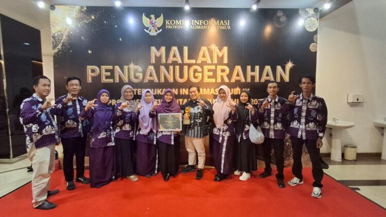 Membanggakan, DPK Bontang Raih Penghargaan Terbaik I Keterbukaan Informasi Publik Tingkat Provinsi Kaltim 2025