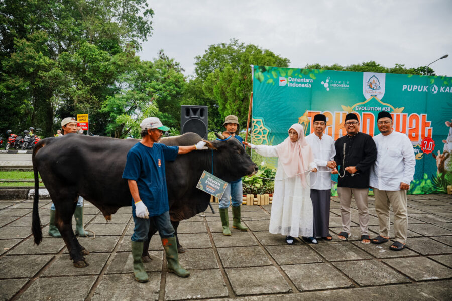 Libatkan Karyawan, Pupuk Kaltim Salurkan Hewan Kurban untuk Ribuan Penerima Manfaat di Bontang