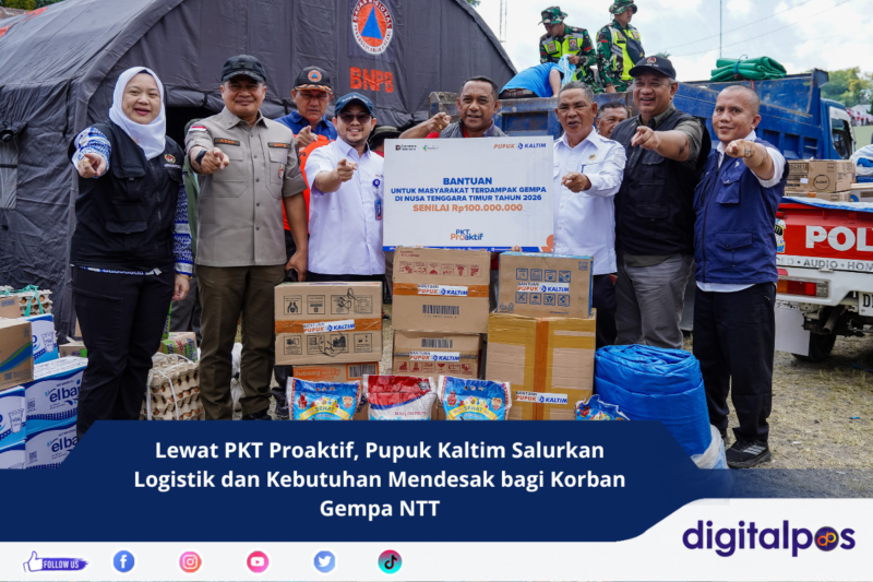 Lewat PKT Proaktif, Pupuk Kaltim Salurkan Logistik dan Kebutuhan Mendesak bagi Korban Gempa NTT