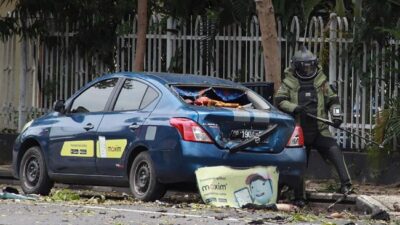 Warga Kota Makassar Dikejutkan BOM Bunuh Diri Depan Gereja Katedral