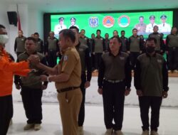 Puluhan Satgas Penanganan Banjir Kelurahan Api-api Dikukuhkan