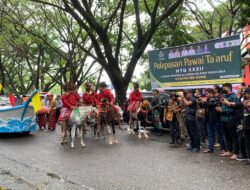 Sempat Tertunda 2 Jam, Pawai Ta’aruf MTQ di Bone Sukses Diikuti Ribuan Kafilah