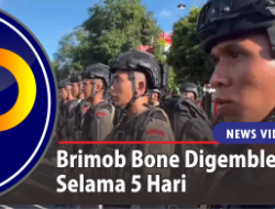VIDEO : Brimob Bone Digembleng 5 Hari Tingkatkan Kemampuan Anti Anarki