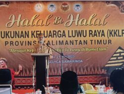 KKLR Kaltim Gelar Halal Bihalal, Ajak Jaga Persatuan Wija To Luwu