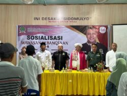 Kunjungi Desa Sidomulyo, Anggota DPRD Kaltim Gelar Sosialisasi Wawasan Kebangsaan