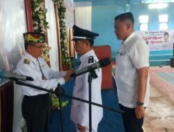Kades dan Anggota BPD Wanasari Dilantik Bupati
