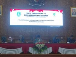 Gelar Paripurna, Ketua DPRD Kutim Pimpin Sidang