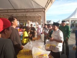 Dukung UMKM, Polres Bontang Bantu Pelaksanaan Kegiatan Bazar Murah Ramadhan