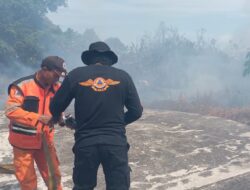 Tiga Titik Lokasi Karhutla dalam Sehari, BPBD Bontang Imbau Hentikan Aktivitas Pembakaran Lahan