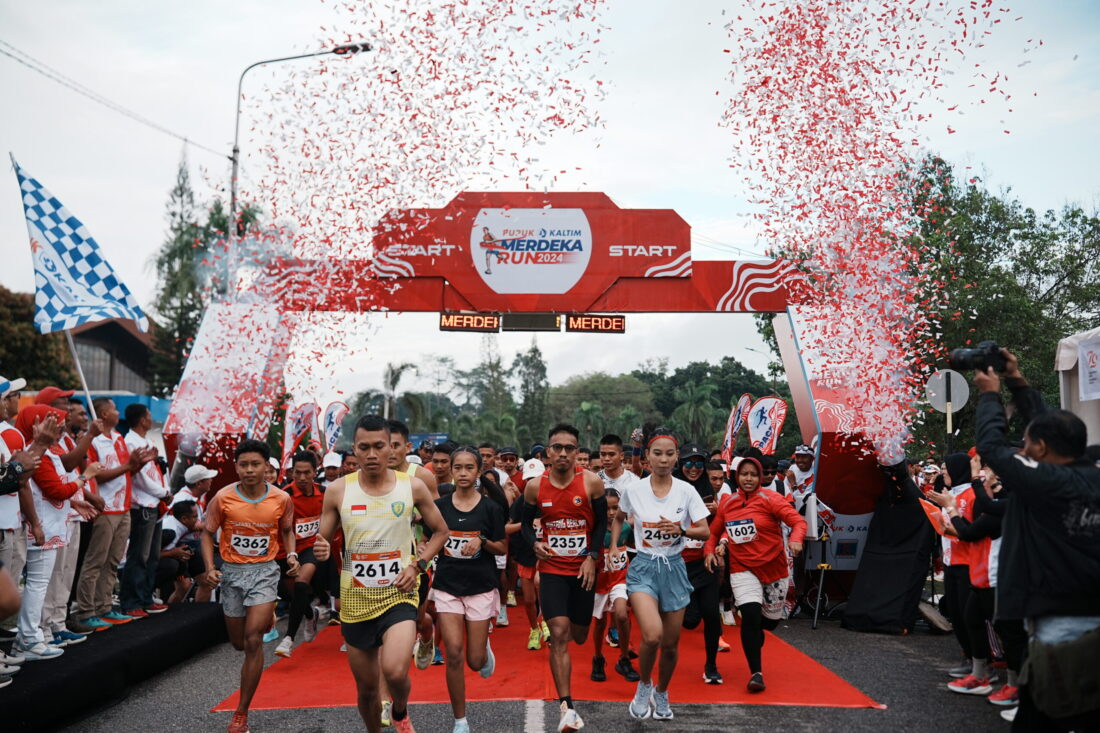 Tempuh Jarak 7,9 KM, Dua Ribu Pelari Meriahkan Pupuk Kaltim Merdeka Run 2024