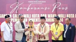 Neni Moerniaeni dan Agus Haris Resmi Maju di Pilkada Bontang 2024, Diantar Ribuan Simpatisan dan Didukung Lima Partai Besar