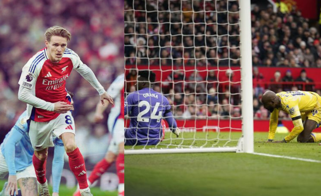 Ilustrasi pemain Arsenal dan Crystal Palace