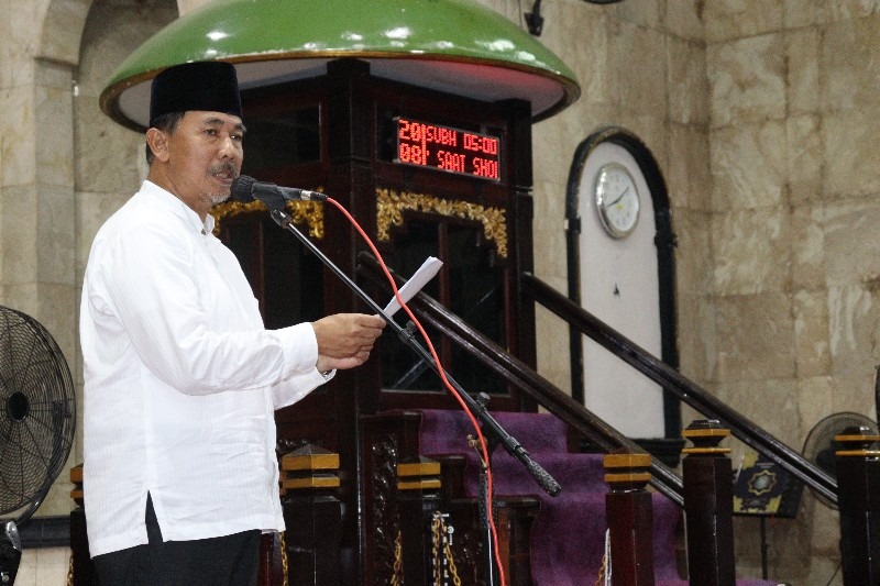 Safari Ramadhan di Masjid Agung Tenggarong, Wagub Kaltim Salurkan Hibah untuk 32 Lembaga