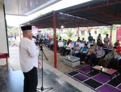 Bupati Kukar Resmikan Gedung BPU Desa Sepakat dan Salurkan Bantuan Sembako untuk Warga