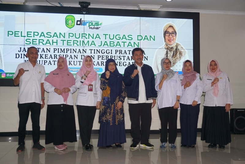 Tongkat Estafet Diserahkan, Dinas Perpustakaan Kukar Sambut Semangat Baru di Bawah Kepemimpinan Rinda Desianti