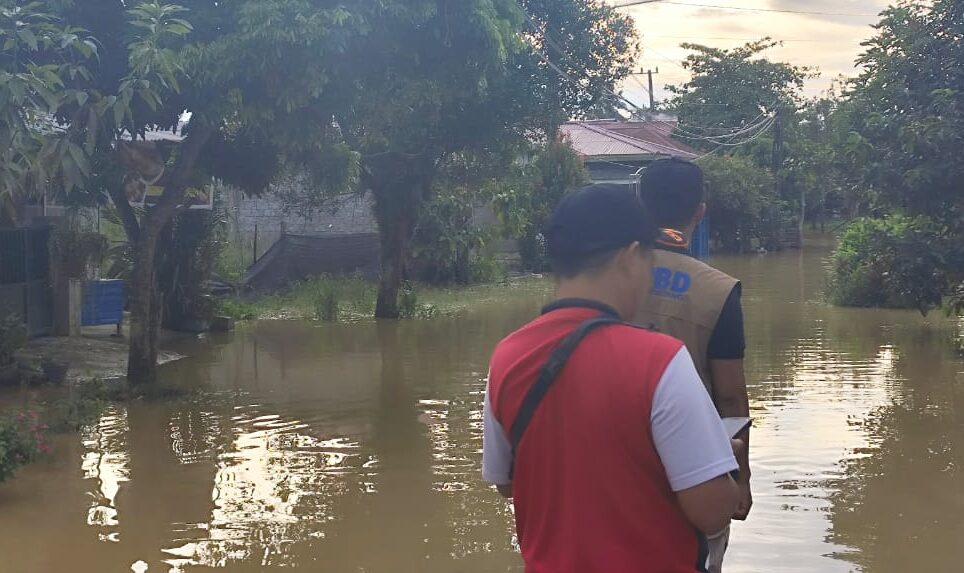 Banjir Kembali Kepung Guntung, BPBD Bontang Terjunkan Tim Pantau dan Siapkan Evakuasi