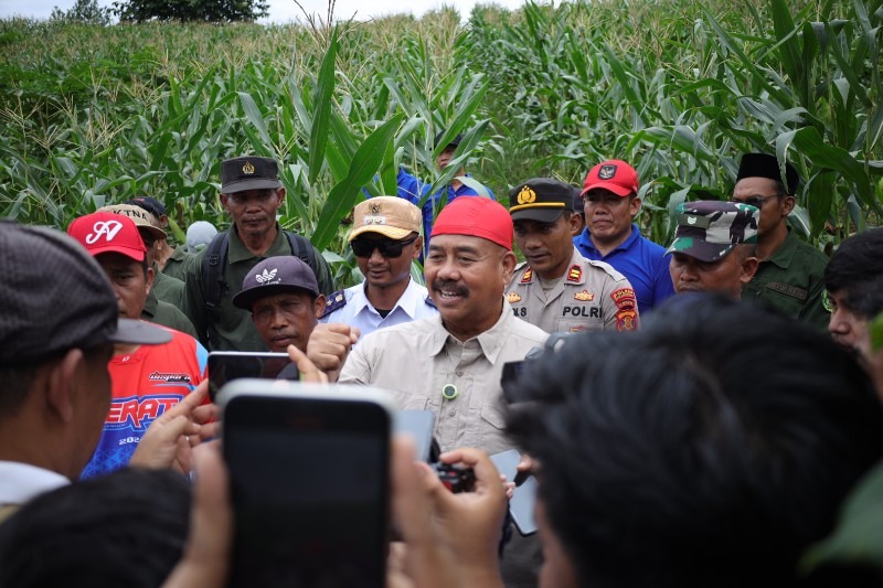 Bupati Kukar Panen Jagung dan Ikan Bersama Poktan Tri Rukun di Maluhu Tenggarong