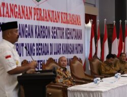 Penandatanganan Perjanjian Kerjasama Perdagangan Karbon Sektor Kehutanan di Tenggarong Wujudkan Lahan Gambut Lestari