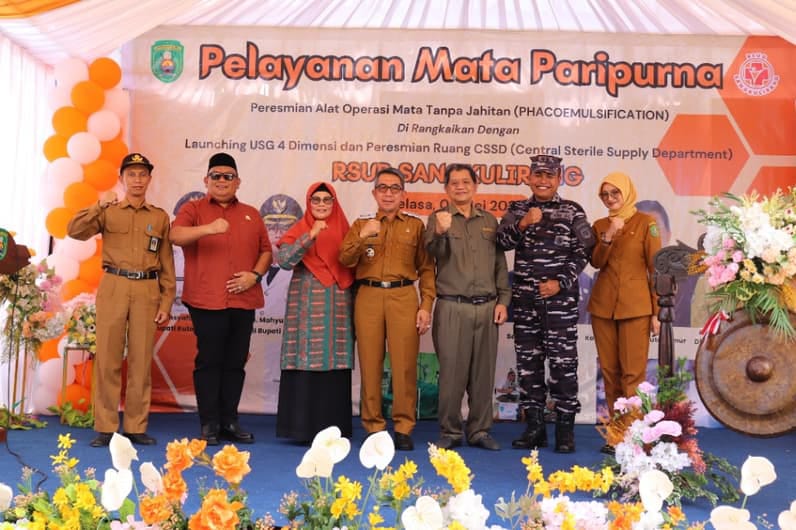 Agusriansyah Ridwan Hadiri Peresmian Alat Operasi Mata Tanpa Jahitan di RSUD Sangkulirang