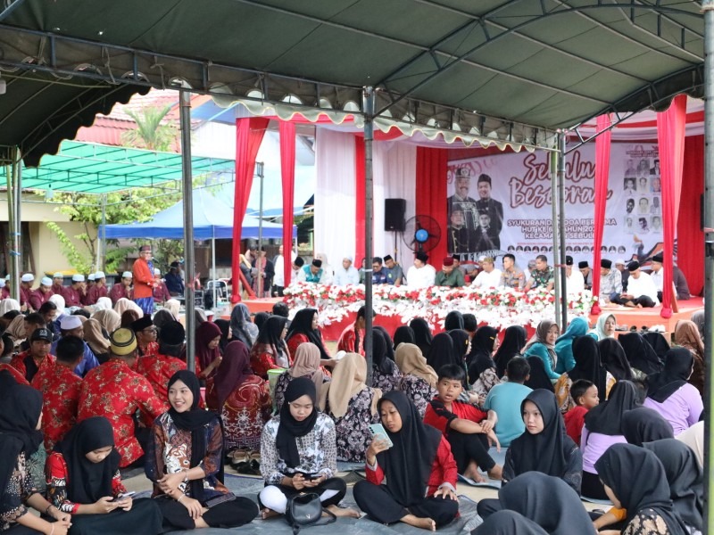 Bupati Edi Damansyah Rayakan Beseprah dan Doa Bersama HUT ke 60 Kecamatan Sebulu