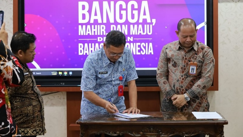 Kukar Teguhkan Komitmen Jaga Kedaulatan Bahasa Indonesia Lewat Sosialisasi Permendikdasmen 2025