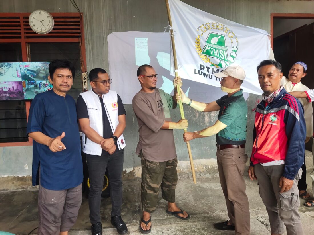 PTMSI Lutim Resmi Dibentuk, Firman Mansyur Siap Majukan Tenis Meja hingga Kancah Nasional