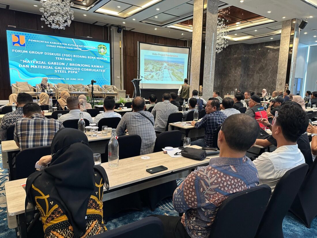 Dinas PU Kukar Dorong Pemanfaatan Material Alternatif untuk Infrastruktur Rawan Longsor