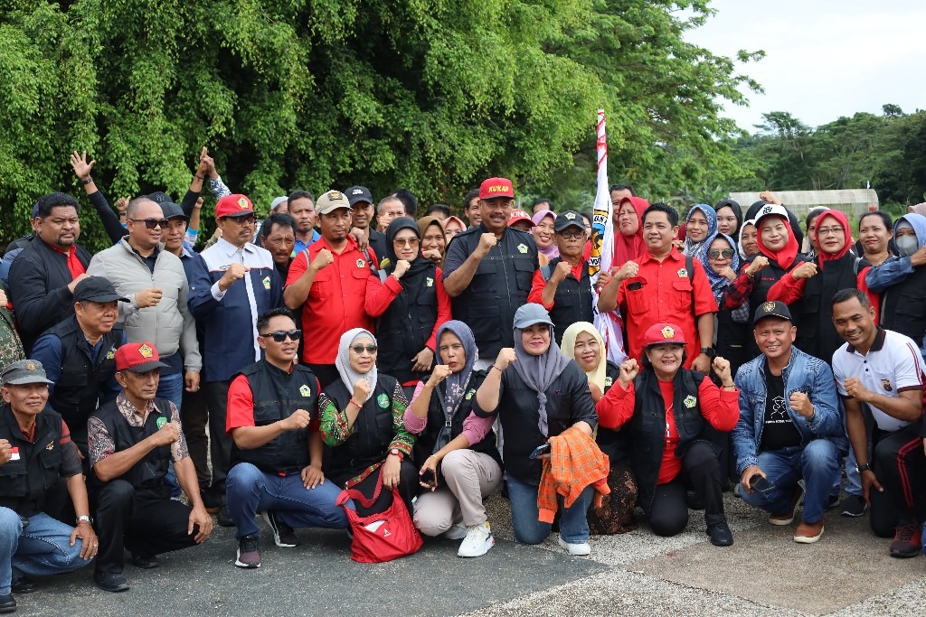 Pelepasan Kontingen PEDA XI 2025 di Kubar dari Tenggarong Sukarame