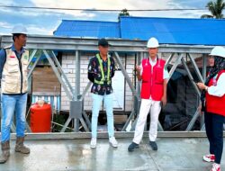 Pastikan Proyek Sesuai Standar, Dinas PU Kukar Tinjau Pembangunan Jembatan Jongkang