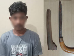 Bawa Badik dan Parang dalam Kondisi Mabuk, Pemuda Bontang Diamankan Polisi