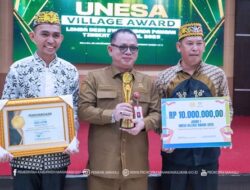 Mahulu Toreh Sejarah Baru, Kampung Lutan Sabet Juara 1 Nasional Desa Swasembada Pangan di UNESA Village Award 2025