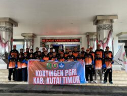 Bupati Kutim Lepas 43 Atlet ke Porseni PGRI 2025, Target Masuk Tiga Besar, Tekankan Kekompakan Kontingen
