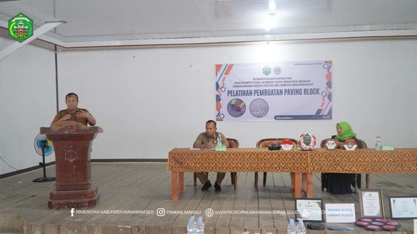 Mahulu Dorong Ekonomi Sirkular: Pelatihan Paving Block dari Limbah Plastik Resmi Dibuka