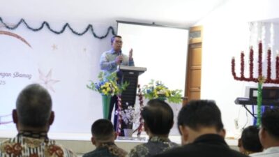 Wabup Mahyunadi Hadiri Perayaan Natal Akbar di Long Pejeng, Wujud Kerukunan Lima Kecamatan