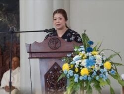 Pesan Natal Bupati Angela,”Rajut Persaudaraan, Hidupkan Gotong Royong, Bangun Mahulu yang Damai dan Maju”