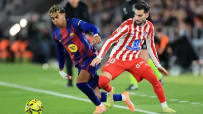 Atletico Madrid Bungkam Barcelona 4-0 di Semifinal Copa del Rey