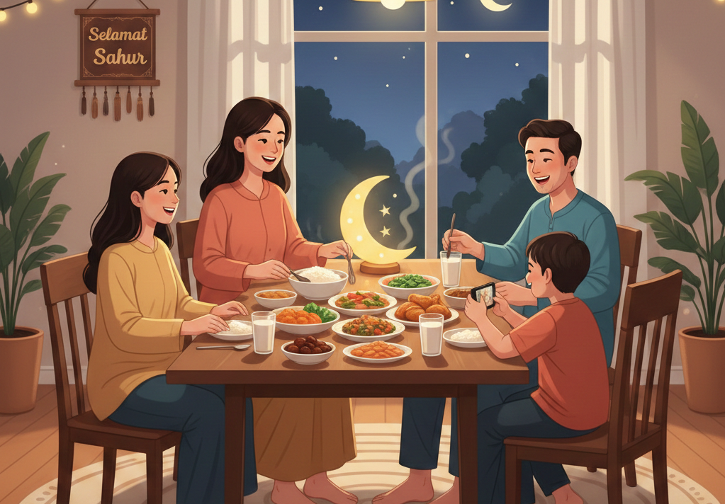 ilustrasi sahur
