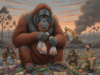 Viral Orang Utan Mengais Sampah di Bengalon, BKSDA Kaltim Evakuasi dan Translokasi ke Hutan Batu Mesangat