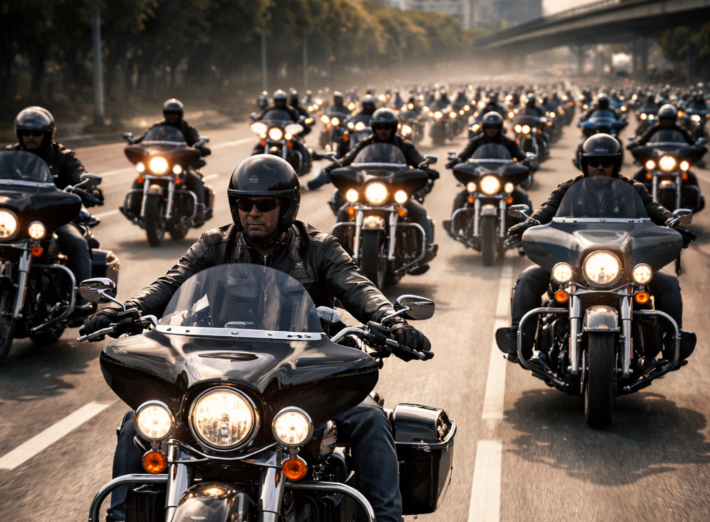 ilustrasi konvoi moge