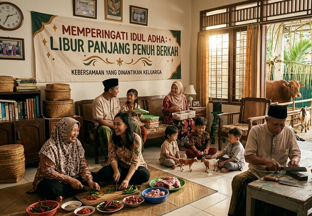 Libur Idul Adha 2026 Jadi Long Weekend 6 Hari, Ini Rincian Tanggalnya