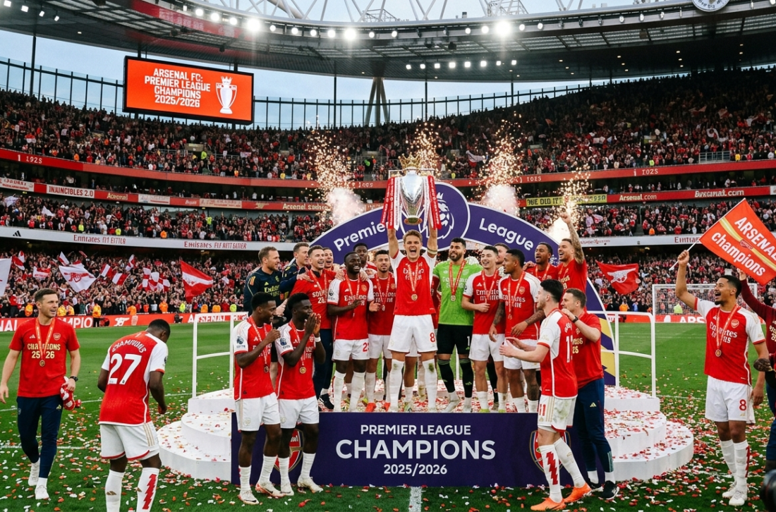 Manchester City Gagal Menang di Kandang Bournemouth, Arsenal Resmi Juara Liga Inggris 2025/2026