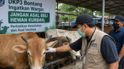 Jelang Iduladha, DKP3 Bontang Ingatkan Warga: Jangan Asal Beli Hewan Kurban, Perhatikan Kesehatan dan Asal Usulnya