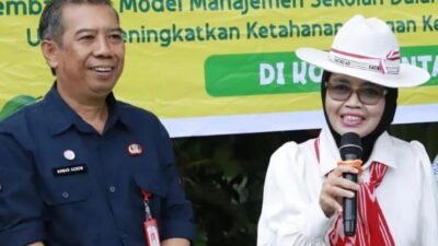 DKP3 Bontang Launching Smart Tani Go to School di SDN 005 Berbas Pantai