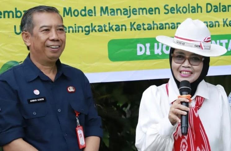 DKP3 Bontang Launching Smart Tani Go to School di SDN 005 Berbas Pantai