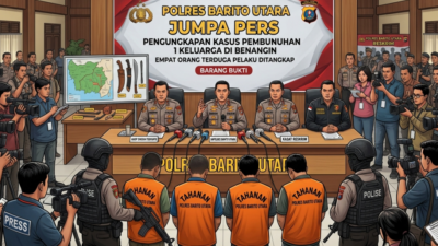 Konflik Lama Berujung Pembunuhan Berencana, Empat Pelaku Diamankan Polisi