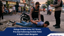 Diduga Simpan Sabu 10,7 Gram, Pria Asal Kaliorang Diciduk Polisi di Bukit Indah Bengalon