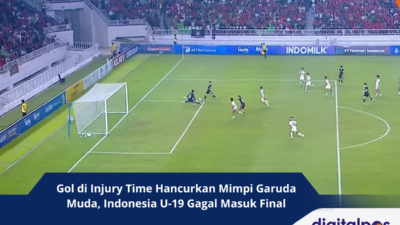 Gol di Injury Time Hancurkan Mimpi Garuda Muda, Indonesia U-19 Tersingkir dari Semifinal AFF U-19 2026