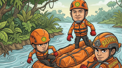 Tiga Hari Berpacu dengan Arus Deras, Pemuda Asal Kukar Ditemukan Tak Bernyawa di Sungai Melenyu Muara Wahau