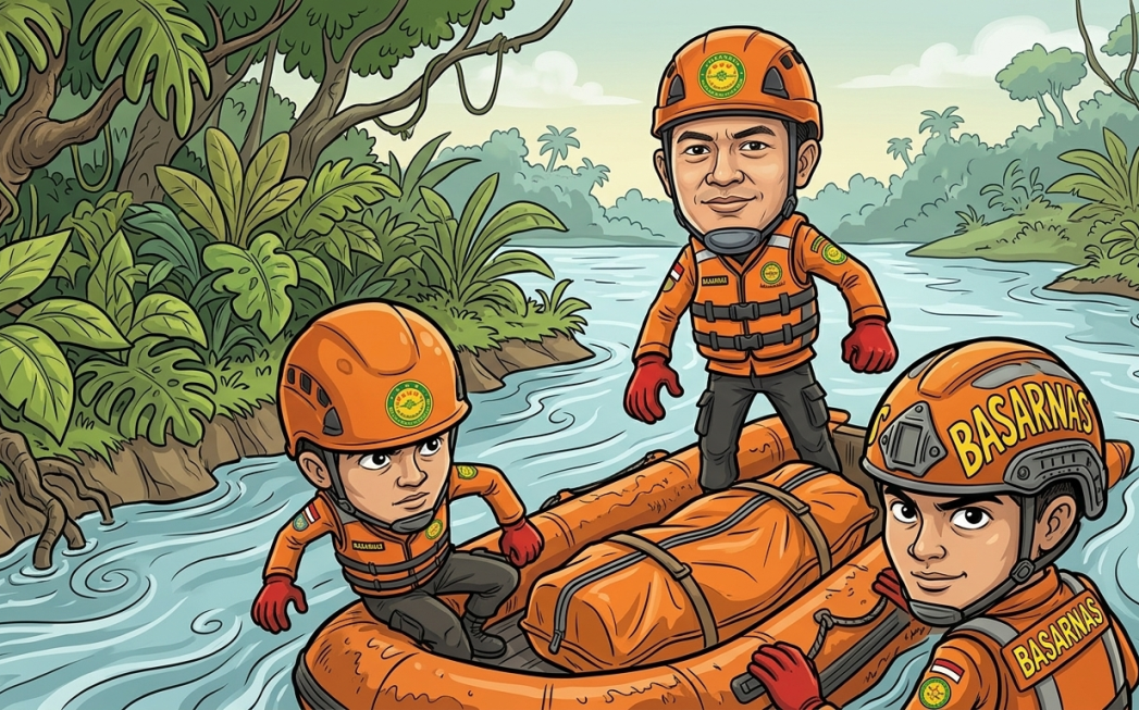 Tiga Hari Berpacu dengan Arus Deras, Pemuda Asal Kukar Ditemukan Tak Bernyawa di Sungai Melenyu Muara Wahau