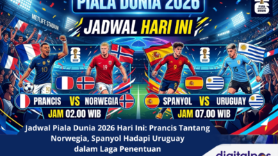 Jadwal Piala Dunia 2026 Hari Ini Prancis Tantang Norwegia, Spanyol Hadapi Uruguay dalam Laga Penentuan